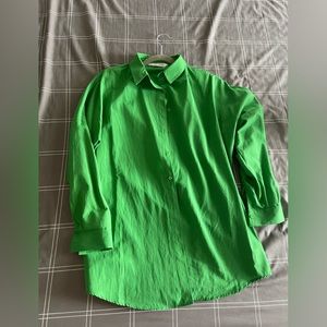 Brooks Brothers Green Buttondown
